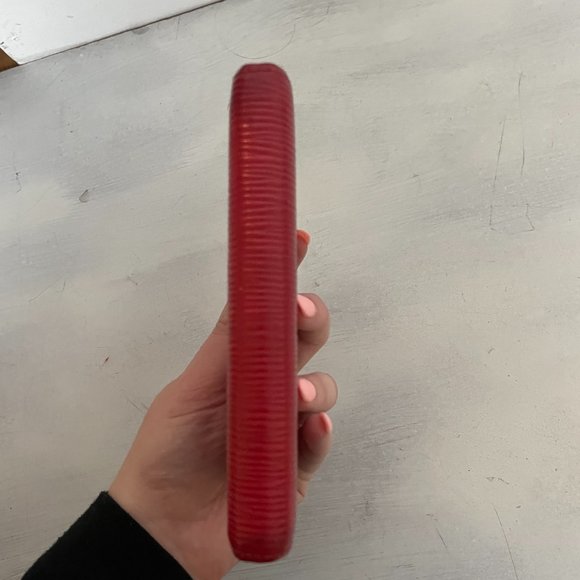 Louis Vuitton Vintage Leather Bifold Epi Travel Passport Wallet Red - Picture 6 of 13